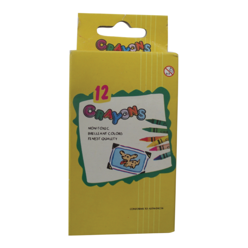 12 Crayons Non Toxic
