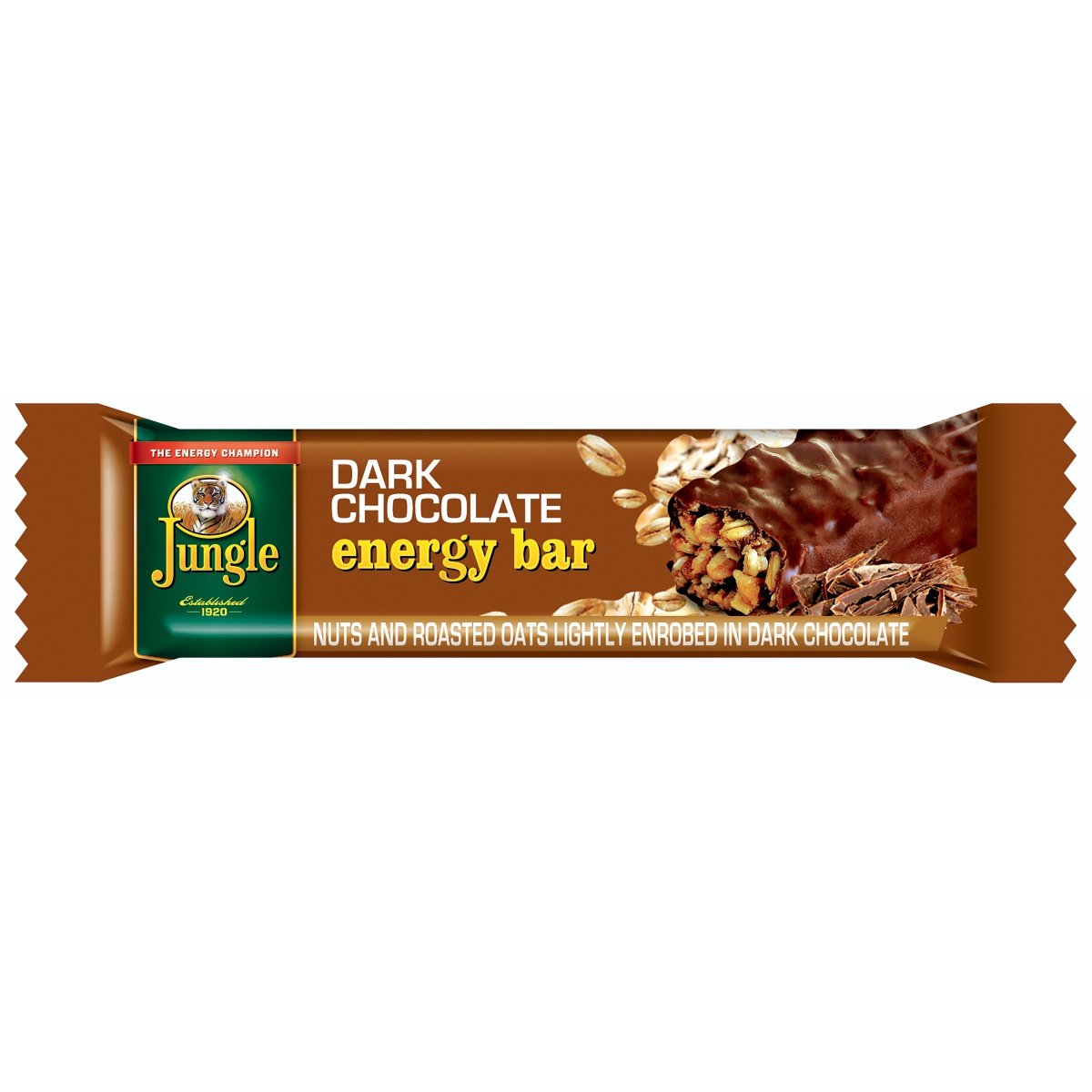 40g jungle energy bar dark chocolate