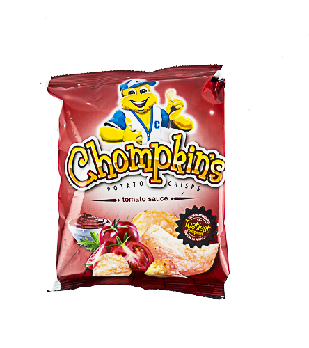 Chompkins Potato Chips Tomato Sauce 25g
