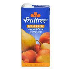 Fruitree Nectar Juice Peach Pear 1Lt