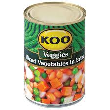 Koo Mixed Vegetables 410g