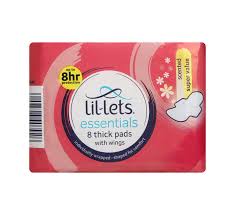 Lil-lets Essentials Sanitary Pads 8s