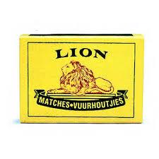@LION MATCHES BOX 1X10