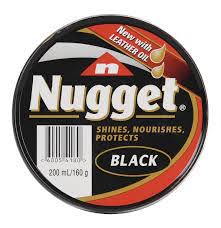 Nugget Black Shoe Polish 200ml