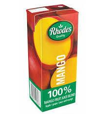 Rhodes Juice Mango 100% 1L