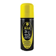 Super Dax 3 in1 Black Sheen Curl 125ml