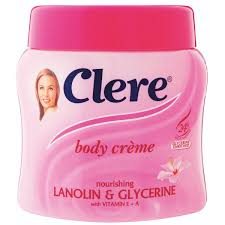 Clere Body Creme Lanolin & Glycerine 300ml
