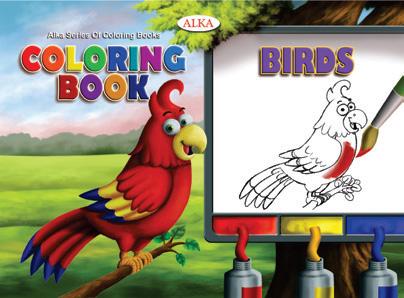 Alka Easy Colouring Book