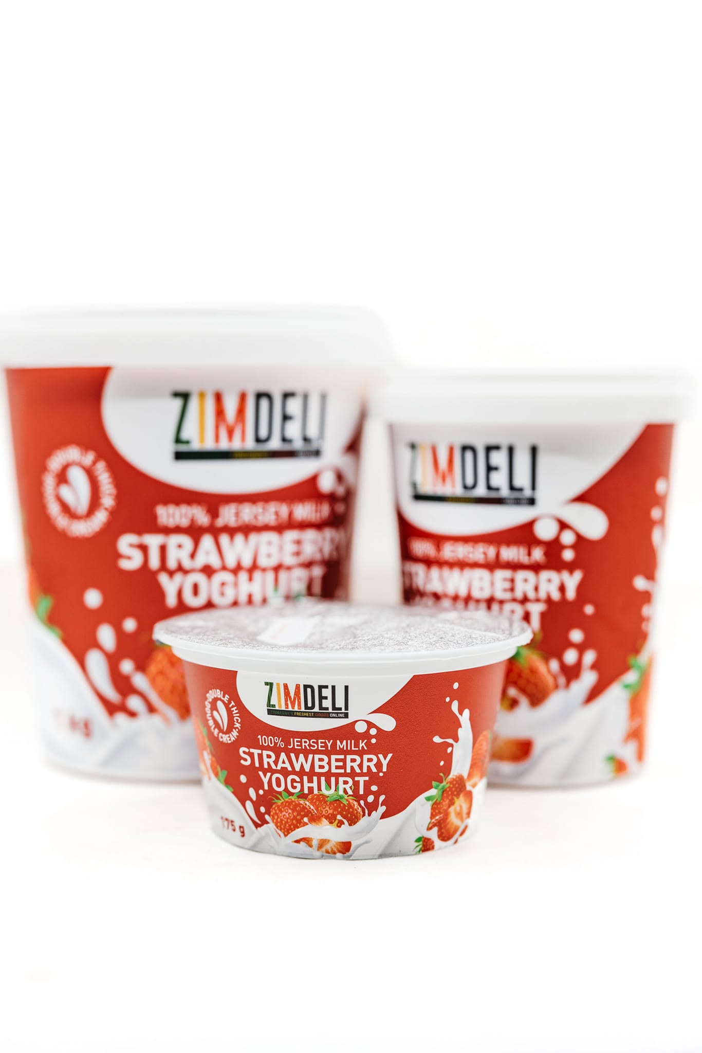 ZIMDELI D/THICK YOG STRAWBERRY TUB 175G